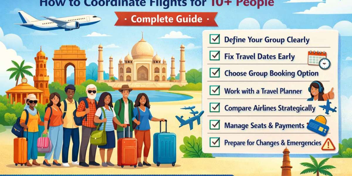 Group Tours to India: How to Coordinate Flights for 10+ People (Complete Guide)