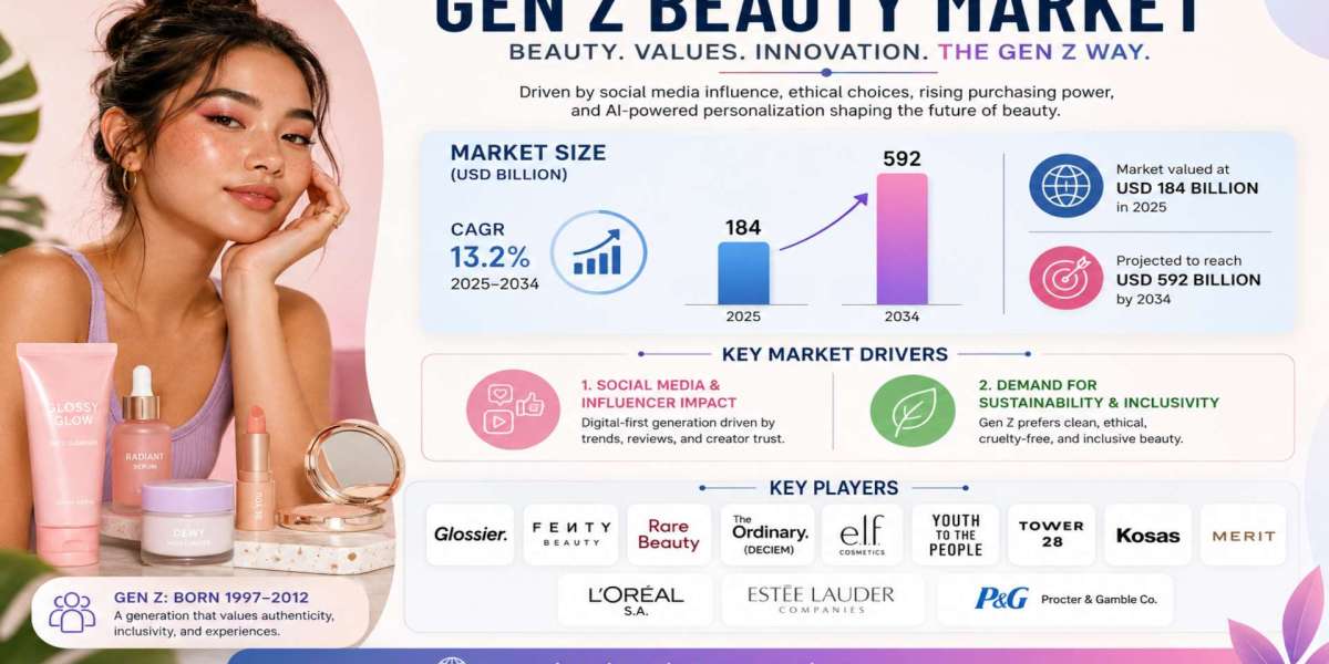Gen Z Beauty Market Growing at 13.2% CAGR Through 2034